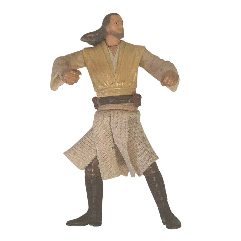 Star Wars Episode I Qui-Gon Jinn Action Figure Jedi Master 4' Hasbro Toys Legacy